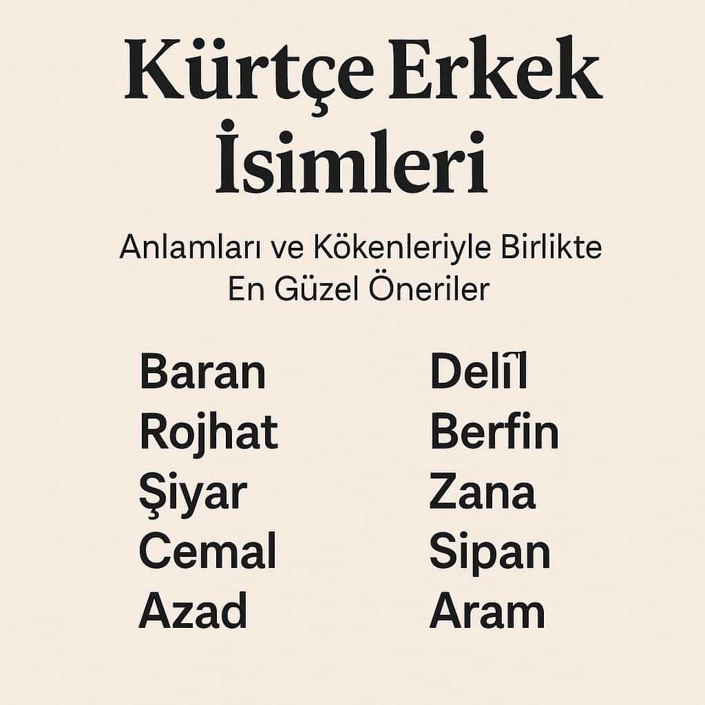 Kürtçe erkek isimleri