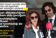 Engin Çağların oğlu Eser Övet cenaze töreninde babasının Kasım ayında ölmek istediğini anlatırken gözyaşları içinde