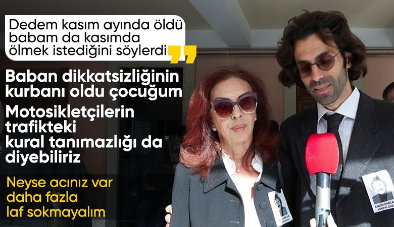 Engin Çağların oğlu Eser Övet cenaze töreninde babasının Kasım ayında ölmek istediğini anlatırken gözyaşları içinde